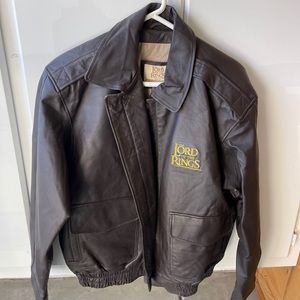 Lord of the Rings Collector Brown Leather Jacket